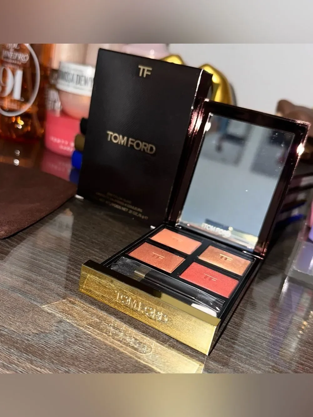 TOM FORD Eye Color Quad Eyeshadow Palette In 41 Peach Dawn